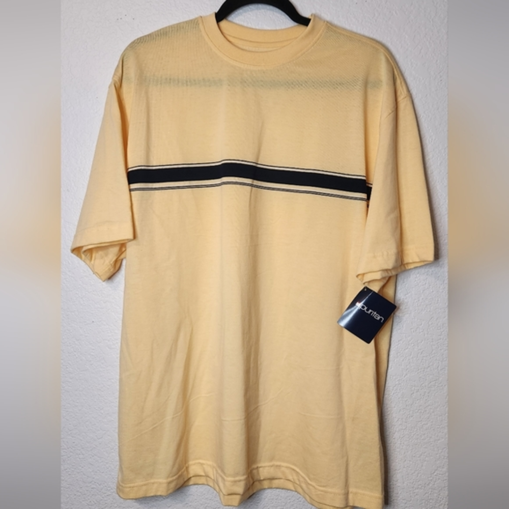 NWT Puritan Men's Yellow T-Shirt, Size L